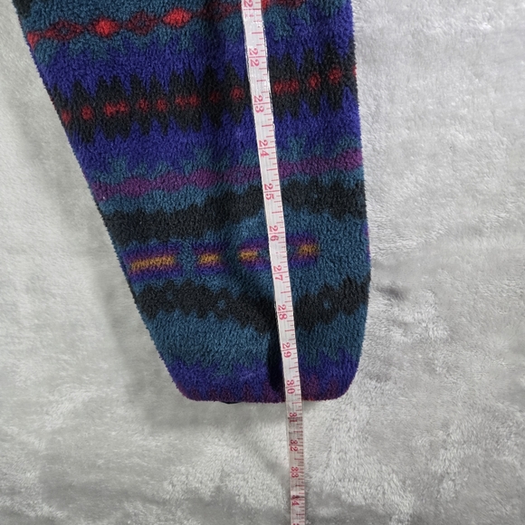 Patagonia Synchilla Snap-T Sacajawea Bluegrass Aztec Men Size Large Blue Vtg USA - Picture 11 of 11